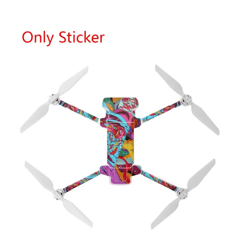 1Set PVC Waterproof Sticker for Xiaomi Fimi X8 SE Drone Skin Protector Accessory 63HD - Цвет: B