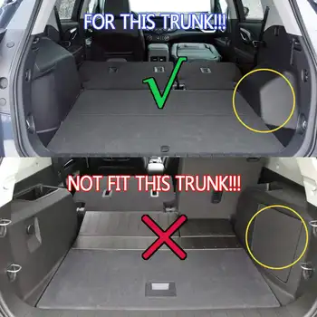 

Hot Rear Cargo Boot Liner Trunk Floor Mat Tray Carpet Mats Mud Kick For GMC Terrain for Chevrolet Equinox 2017 2018 2019+ flash