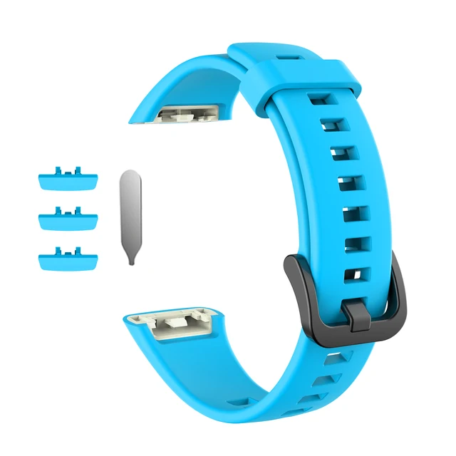 Soft Silicone Band Straps For Huawei Band 6 Smart Watch Wristband Replacement Smart Watch Strap For Huawei Honor Band 6 Correa Sky Blue