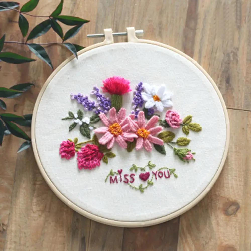 キルサークル刺繍キット 針仕事刺繍 クロスステッチキット 刺繍初心者のための Diy アート縫製クラフト Cd Embroidery Aliexpress