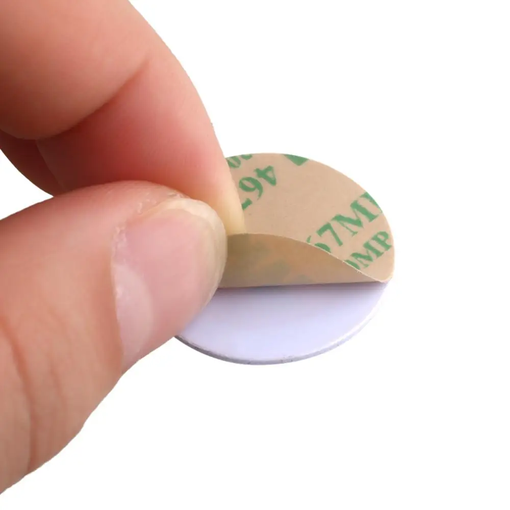 25 мм 10 шт./лот RFID метки EM4100 наклейки монеты водонепроницаемый клей 125 кГц умные