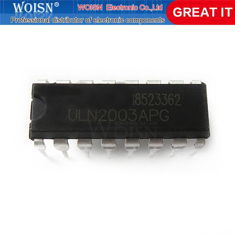 5pcs/lot ULN2003APG ULN2003A ULN2003 ULN2003AP DIP-16 In Stock | Электронные компоненты и принадлежности