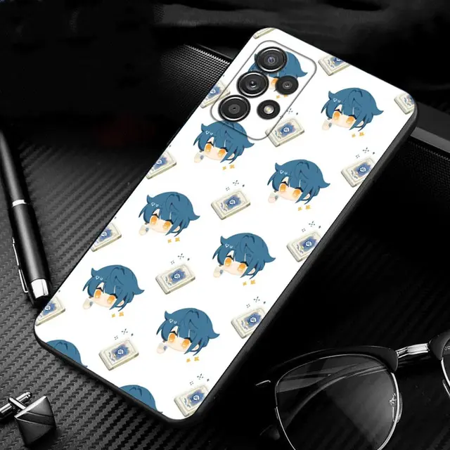 Cartoon Genshin Impact Case For Samsung Galaxy A51 A71 A41 A31 A11 A01 A72 A52 A42 A32 A22 A21s A02s A12 A02 Phone Shell Capa B04