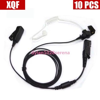 

XQF 10PCS Air Tube Earpiece Earphone Headset PTT for Motorola XIR P6620 XIR P6600 E8600 MotoTRBO