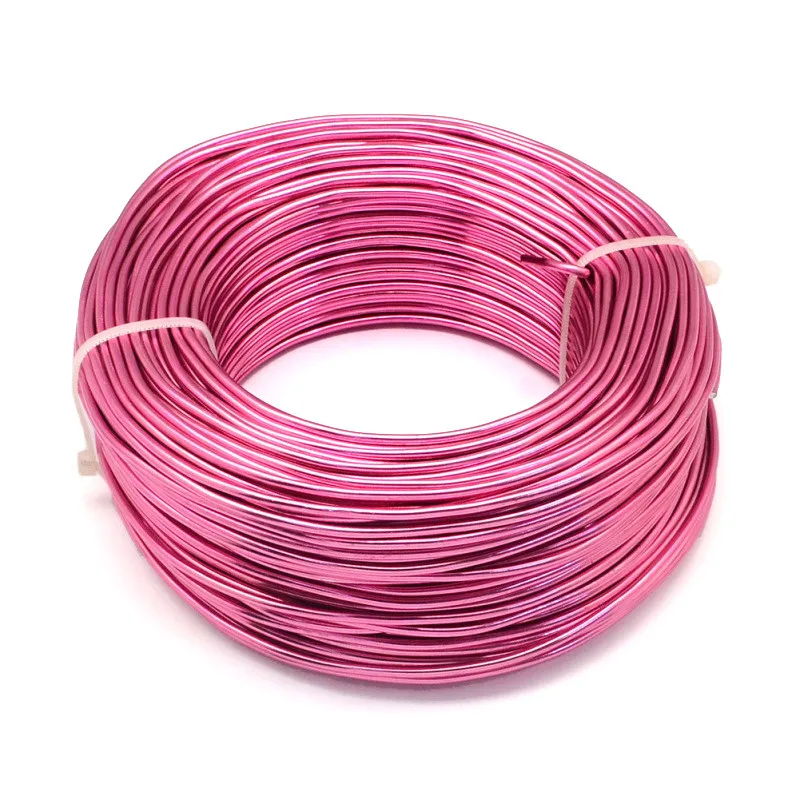 Camellia 500g 0,8/1/1,5/2/3/3,5/4/5/6 мм алюминиевая проволока ювелирных изделий для ювелирных украшений Hand-Made ремесла F60 - Цвет: Camellia