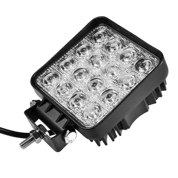 

Square 48W LED Lamp Die-casting Aluminum Shell Waterproof Light White 6000K-6500K Suitable For ATV/SUV/UTV/UTE Off-road Vehicles