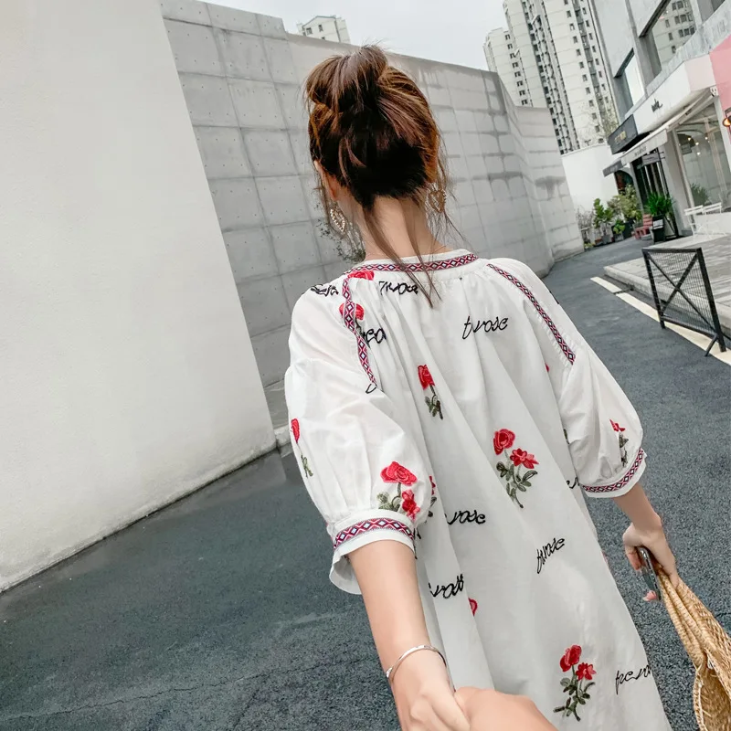 

2020 Chiffon Maternity Dresses For Pregnant Women Clothes Zipper Breastfeeding Dresses Pregnancy Embroidery Clothing Summer Home