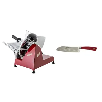 

Berkel slicer Red Line 250 Red + Berkel Santoku knife Elegance