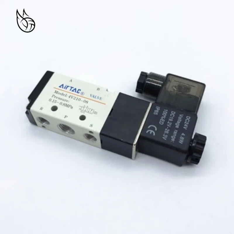 1 шт. 4V210 08 G1/4 &quot2 положения 5 портов AirTAC воздушный Соленоидный клапан