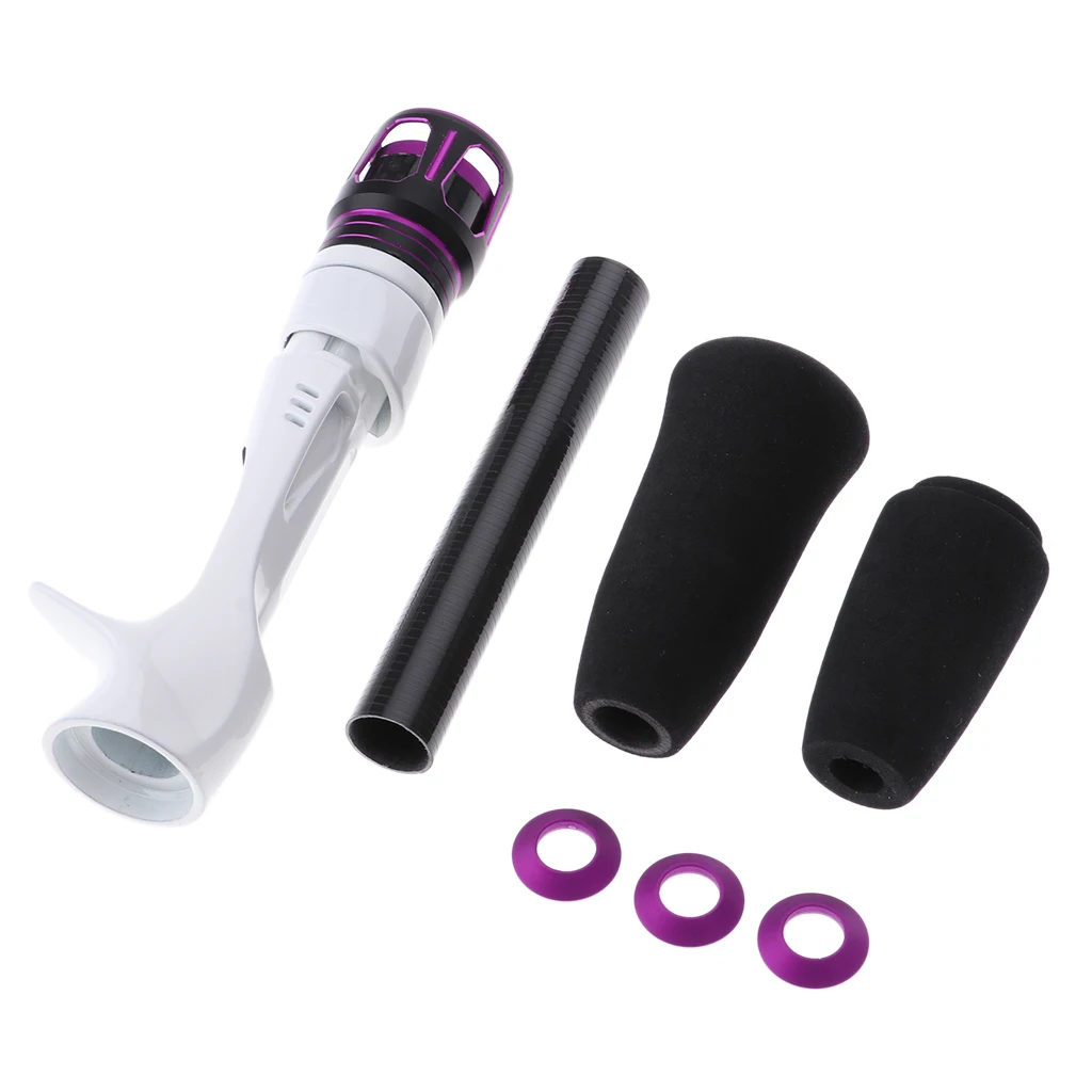 EVA Handle Kit Spray Painted Reel Seat DIY Fishing Rod Accessory