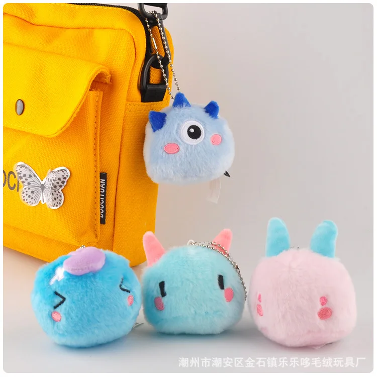 Креативный геометрический Монстр Единорог Kawaii Плюшевые игрушки-подвески мягкие Мультяшные животные мягкая кукла брелок сумка рюкзак Рождественский подарок