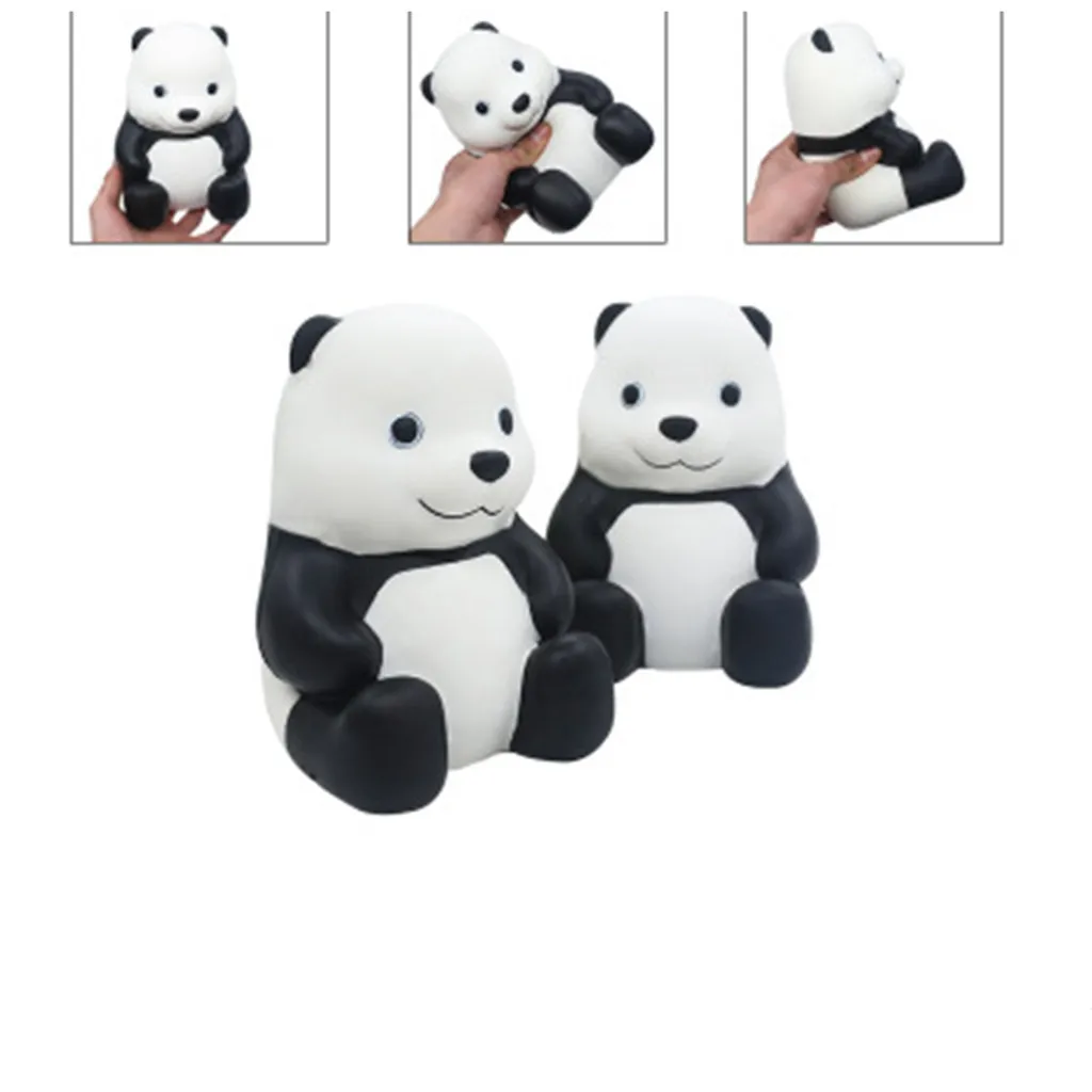 Stress Reliever Simulated Panda Slow Rising Kids Squeezable Toy decompression Slow rebound toy Funny Holiday Gift #C