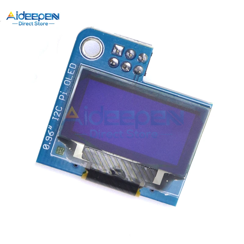 0.96 inch Для Raspberry Pi DC 3,3 V 0,9" 0,96" OLED SSD1306 дисплей модуль 128x64 128x32 интерфейс IEC IIC для Raspberry Pi 1 2 3 B+ Zero - Цвет: 0.96 inch