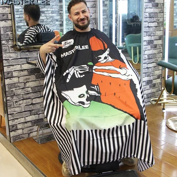 

Large Size 165x145cm Hairdresser Capes Salon Barber Cutting Hair Waterproof Cloth Salon Barber Gown Cape Hairdresser Wrap Men