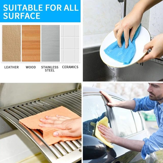 4pcs For Kitchen Cleaning Eco-friendly Swedish Sponge Cloth Reusable Clean  Cellulose Sponge Dish Towels - AliExpress