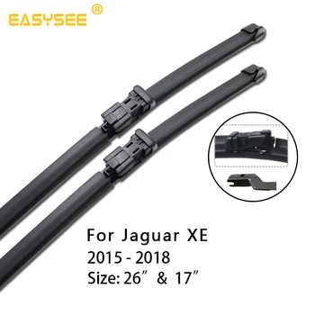 

PNSL Car Windscreen windshield Wiper Blades for Jaguar XE Fit Push Button Arms 2015 2016 2017 2018 2019 26"&17"