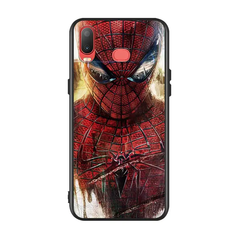 Hero Spiderman Marvel for Samsung Galaxy A9 A8 Star A750 A7 A6 A5 A3 Plus 2018 2017 2016 Black Phone Case Soft Cover cute phone cases for samsung 