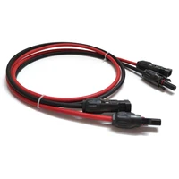 Câble d'extension de panneau solaire, 2.5, 4, 6 mm2, 14, 12, 10AWG, connecteur 50A, 30A, borne annulaire pour batterie de voiture et panneau solaire allergique 6