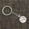 Fashion Keychain 28x21mm Dog Bear Cat Paw Silver Color Pendants DIY Men Jewelry Car Key Chain Ring Holder Souvenir For Gift ► Photo 3/5