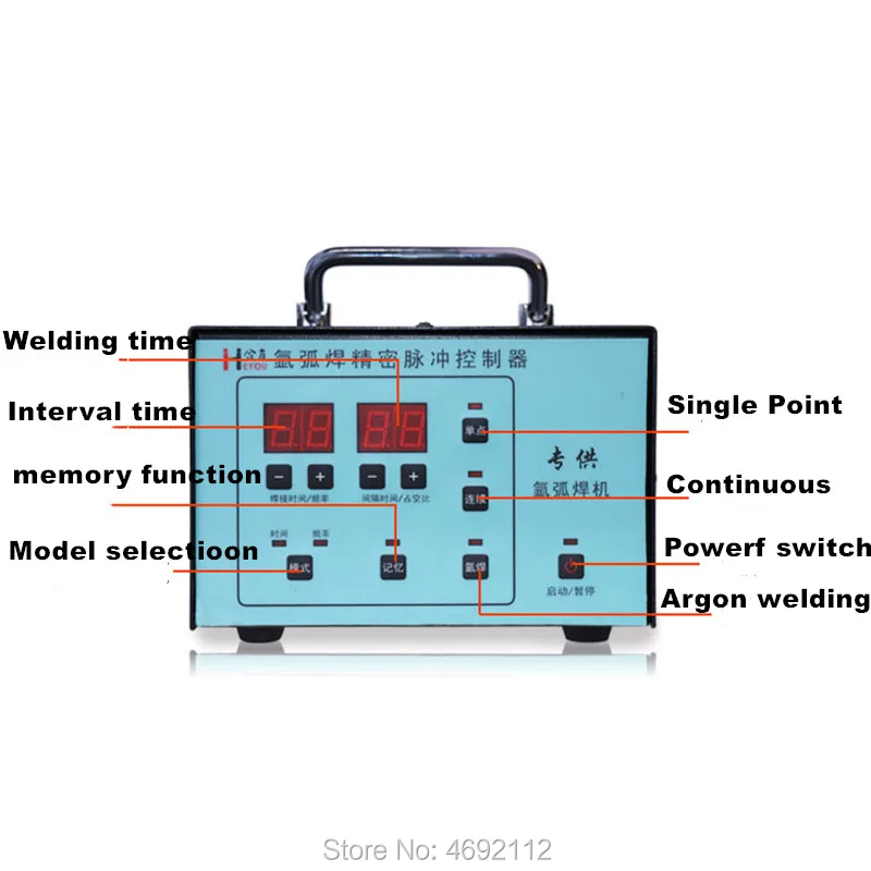 US $54.99 220V TIG Welding Precision Pulse Controller Time Pulse Controller Argon Arc Welding Machine Modified Cold Welding Machineing