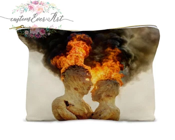 

Burning Man cosmetic bag Cosmetic Case Cosmetic pouch makeup bag cute travel bag for women gift