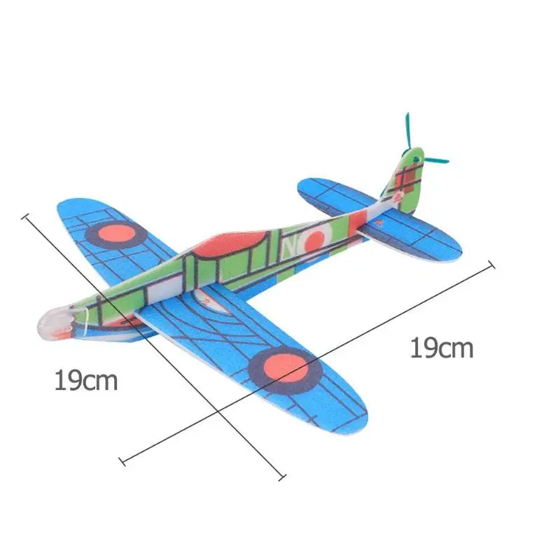 Детская Игрушечная модель самолета ручной запуск метание планерный самолет инерционная Пена DIY сборка ручной работы модель самолета