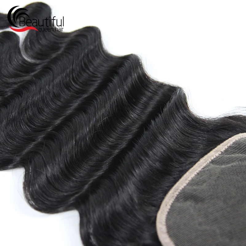 5x5 loose wave hd thin lace closure natural color-4