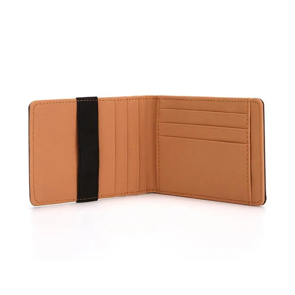 Men Credit Card Holder Minimalist RFID Blocking Wallet Card Holder Slim Wallet RFID Blocking Men Secure Faux Leather Bag Wallets