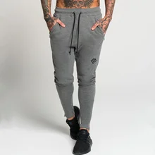 Мужские спортивные штаны для бега, спортивные штаны, хлопковые обтягивающие спортивные штаны, осенняя мужская одежда для фитнеса, Брендовые спортивные брюки