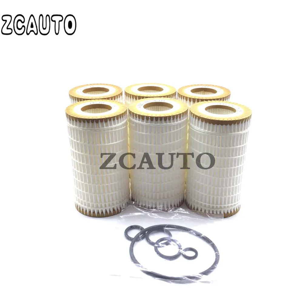 

6X Oil Filter For Mercedes Benz C CL CLK CLS E G GL GLK ML R S A0001803109 05102905AB A0001802609 A1121840525 A0001802209
