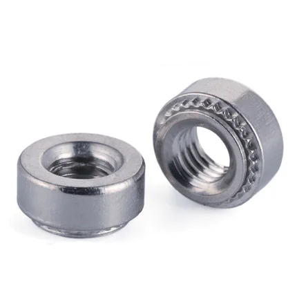 30pcs M4 pressure riveting nuts round press plate sheet metal lock nut stainless steel | Обустройство дома