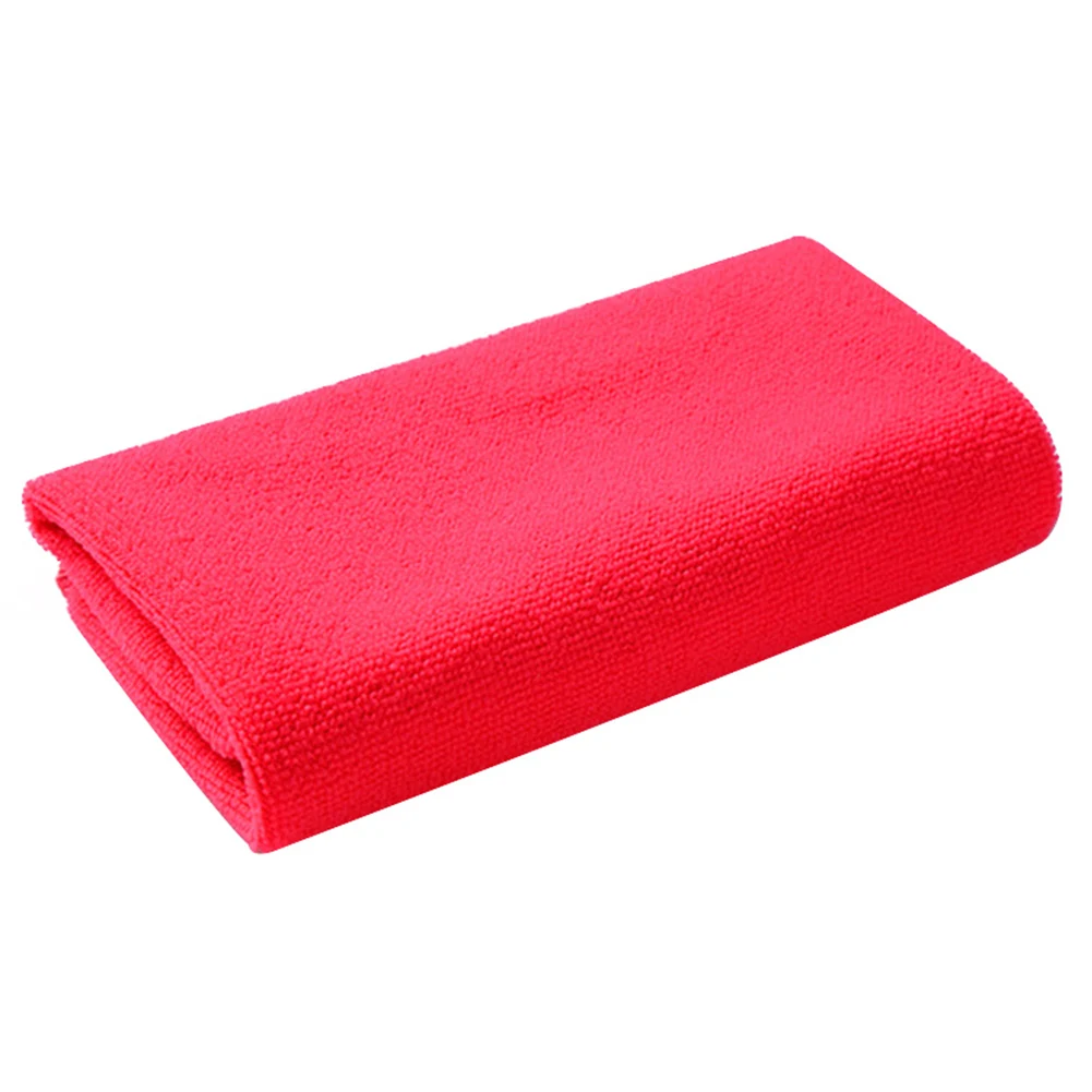 Red Сушильное полотенце-тюрбан для волос быстрое сильное поглощение воды легкое сушильное полотенце YU-Home - Цвет: Red