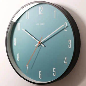 

Creative Europe Design Clock Wall Home Decor Digital Silent Clock Study Quartz Wall Decorations Living Room Watch Home W