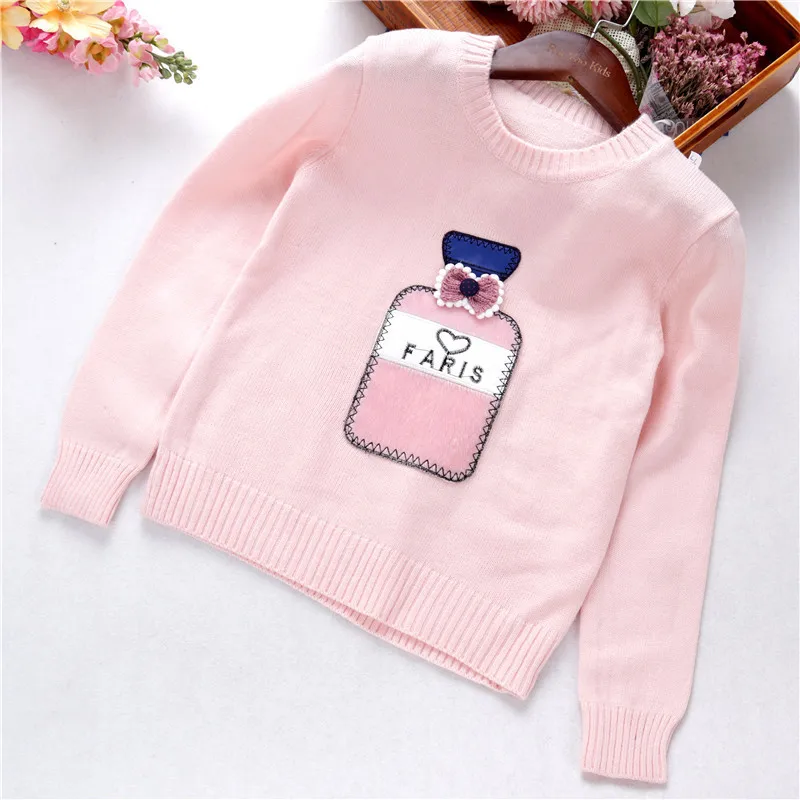 Осенний модный детский свитер для девочек, свитер для девочек, кардиган, одежда для малышей, одежда для девочек, свитер с узором