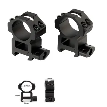 

ohhunt 30mm 2PCs High Profile Picatinny Weaver Rifle Scope Mount Rings Hunting Tactical Accessories