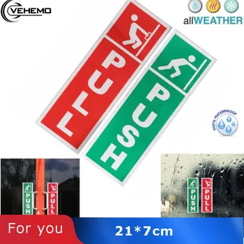 

Vehemo Green for Door Stickers Warning Signs Window Warning Signs Stickers Warning Signs Convenient Portal Sign Pull