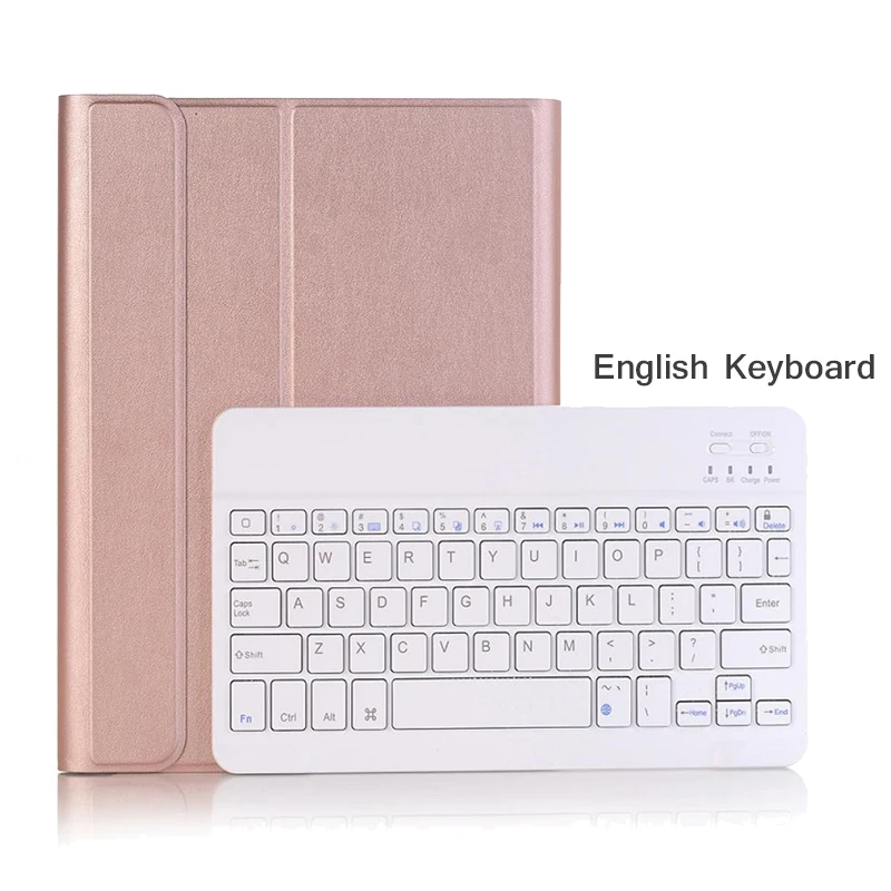 Съемный чехол с клавиатурой для iPad mini 4 mini 5 чехол-карандаш с клавиатурой Bluetooth Funda для iPad mini 4 5 7,9 чехол - Цвет: Rose