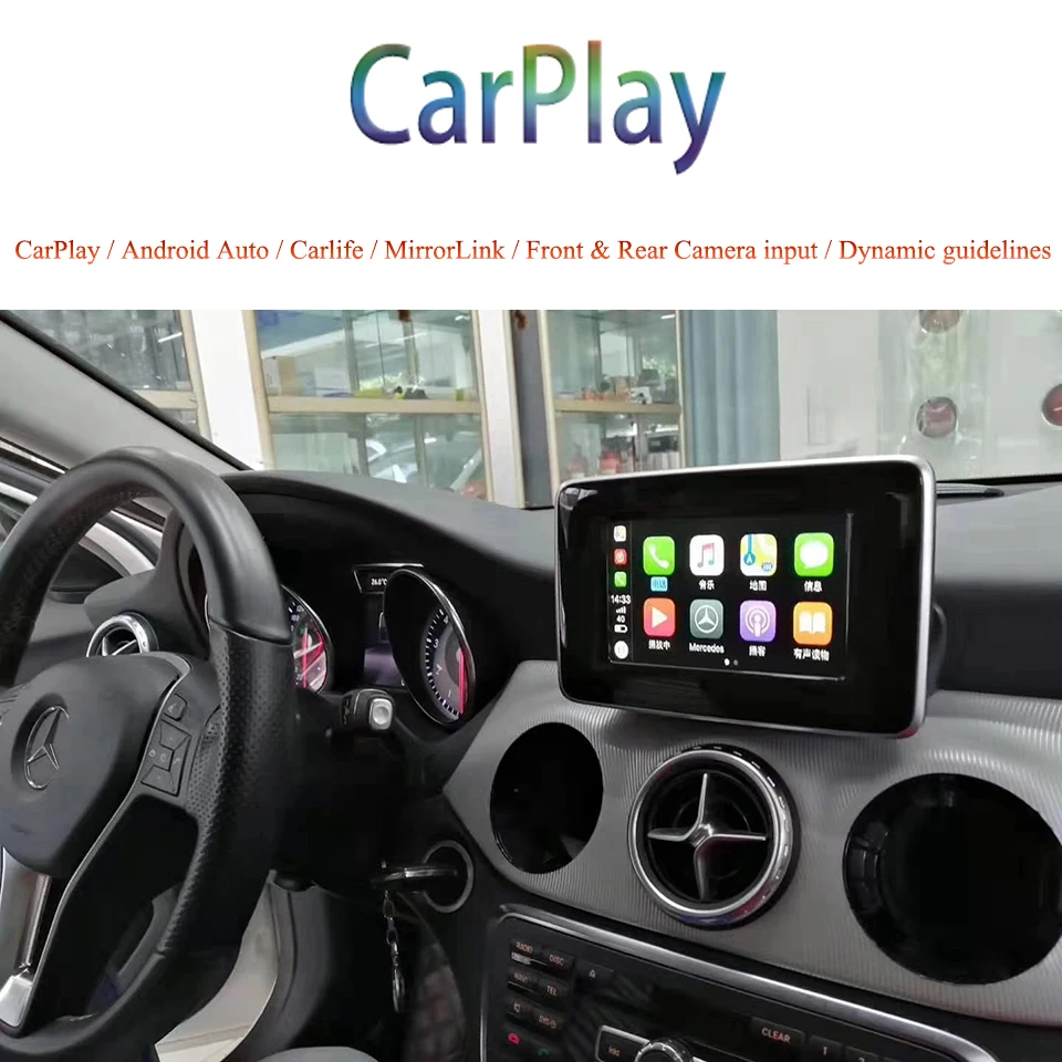 Оптовая продажа iPhone CarPlay для Benz CLC CL203 с оригинальным дисплеем квадратный LVDS 10