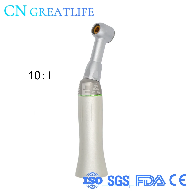 Nsk Style Push Button 60 Degree Endo Handpiece 10:1 Contra Angle Low Speed Dental | Красота и здоровье
