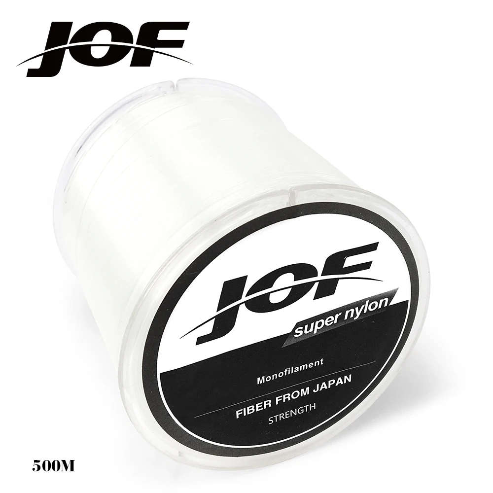 JOF Nylon Fishing Line 500m Extreme Strong Monofilament Fishing Line  5 LB-30 LB 4