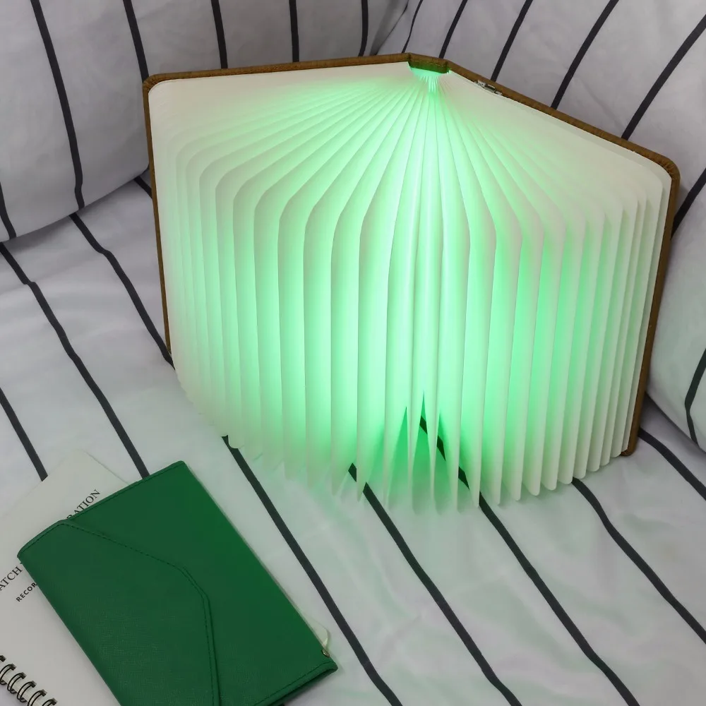 Складной светодиодный светильник для книг лампа в форме книги ночник спальни гостиной и столовой