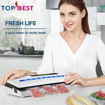 

120W Automatic Vacuum Food Sealers Electric Vacuum Sealing Machine Auto / Manual Food Vacuum Packing for Kitchenware
