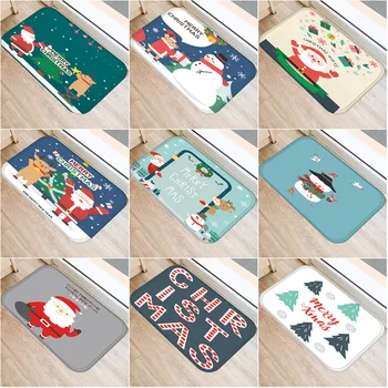 

40x60cm Cute Diy Print Floor Mat Bathroom Ground Mat Slip Door Bath Pad Rug Living Room Kitchen Carpet Home Decor