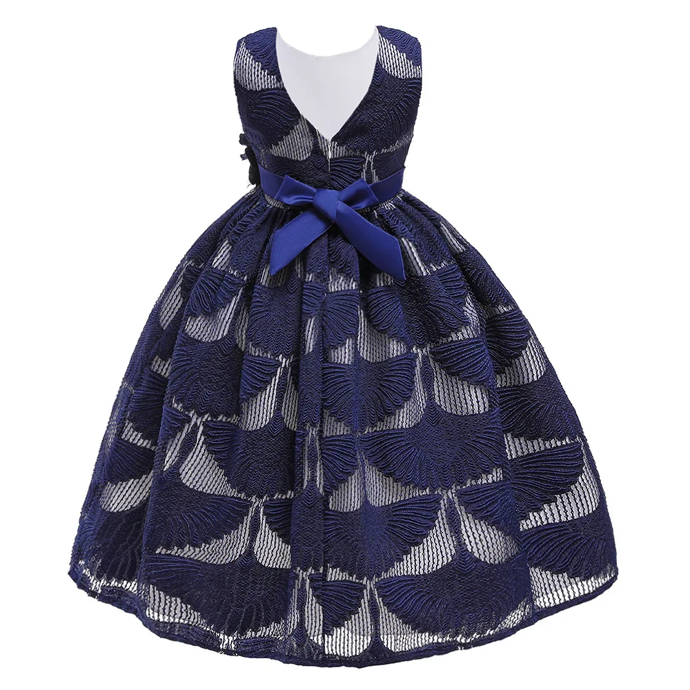 Вечерние кружевные платья принцессы с вышитыми цветами и жемчужинами для