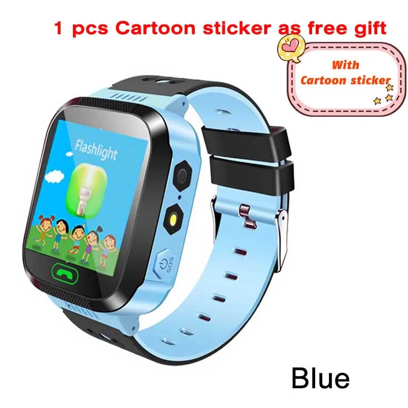 Greentiger Q02 Детские SOS Камеры Смарт часы LBS отслеживание местоположения Finder SIM детские часы Будильник наручные часы VS Q528 Q50 - Цвет: blue