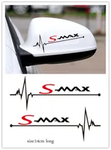 

2PCS Automobile Trim sticker automobile rearview mirror refit sticker is suitable For Ford smax rearview mirror auto parts