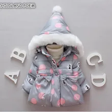 Верхняя одежда для маленьких девочек; зимние детские куртки с капюшоном; теплая одежда из искусственного меха для маленьких девочек; одежда для маленьких девочек