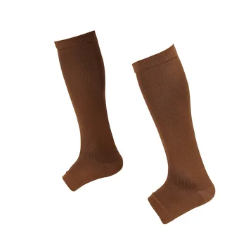 

Men Sport Compression Stocking Knee High Compression Socks Open-Toe Medical Support Stockings
