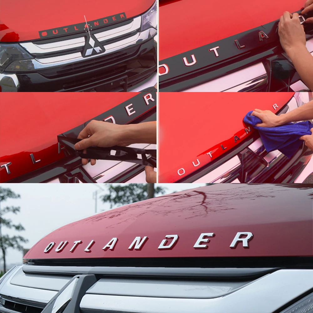 АВТОТОВАРЫ OUTLANDER наклейка на капот для Mitsubishi Outlander PHEV 2010 2020 2016 автомобильный