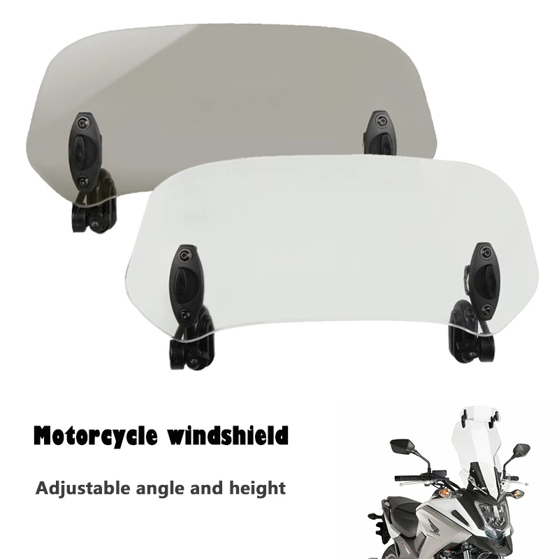 

Motorcycle Adjustable Windshield Extension Spoiler Blade Wind Deflector For Kawasaki ER6F ER-6F Z750S ZX-6 ZX10R ZX12 NINJA 650R